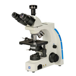LM-302 آزمایشگاه میکروسکوپ متالورژی سه قلو عمودی با تجزیه و تحلیل اسلاید